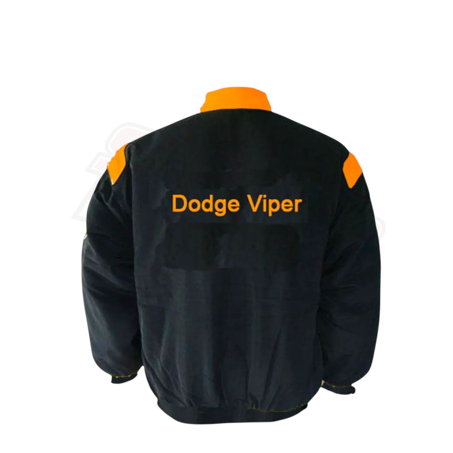 Dodge Viper Vintage Racing Jacket Black Orange Edition