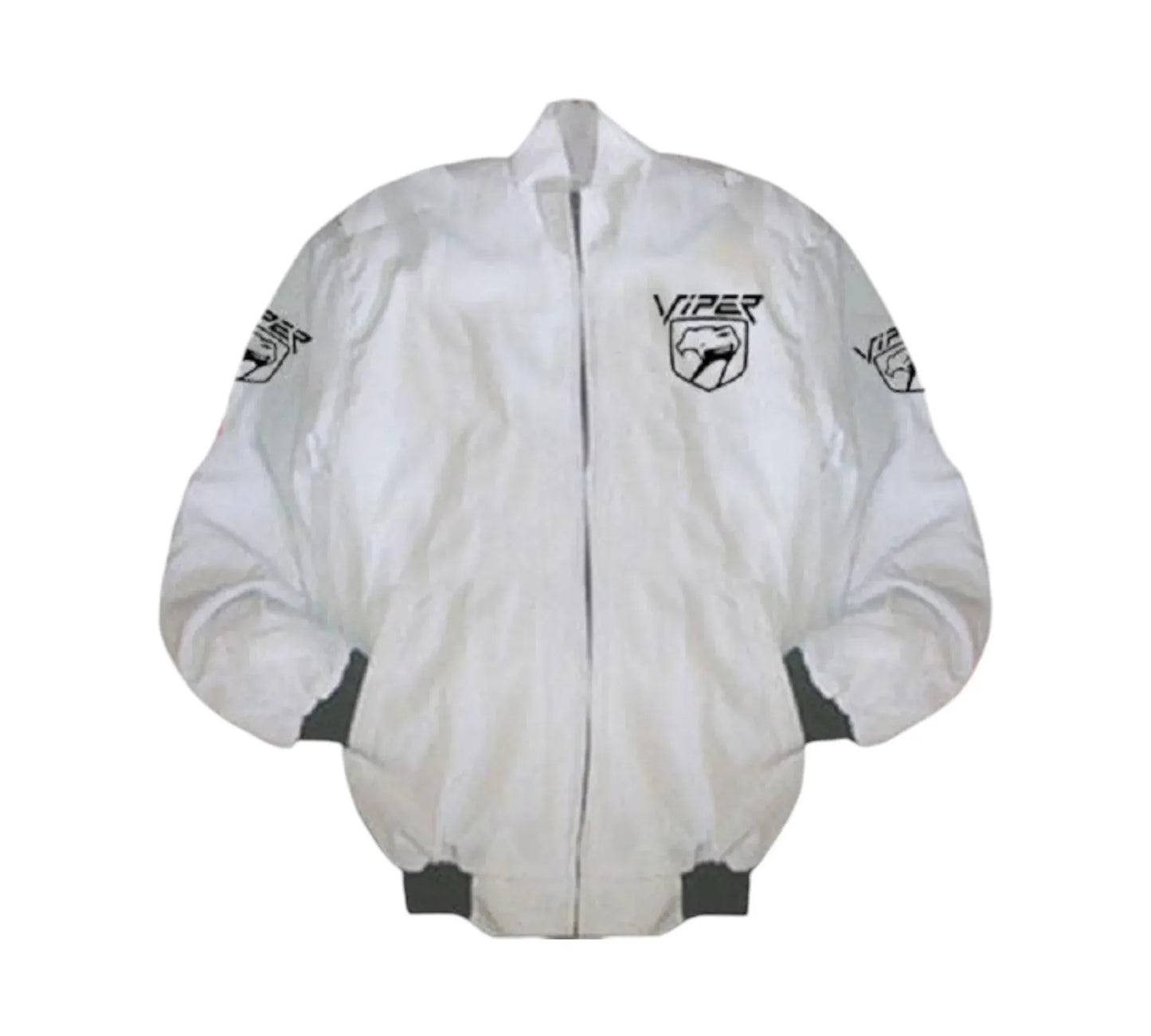 Dodge Viper Vintage Racing Jacket White Muscle Car Edition