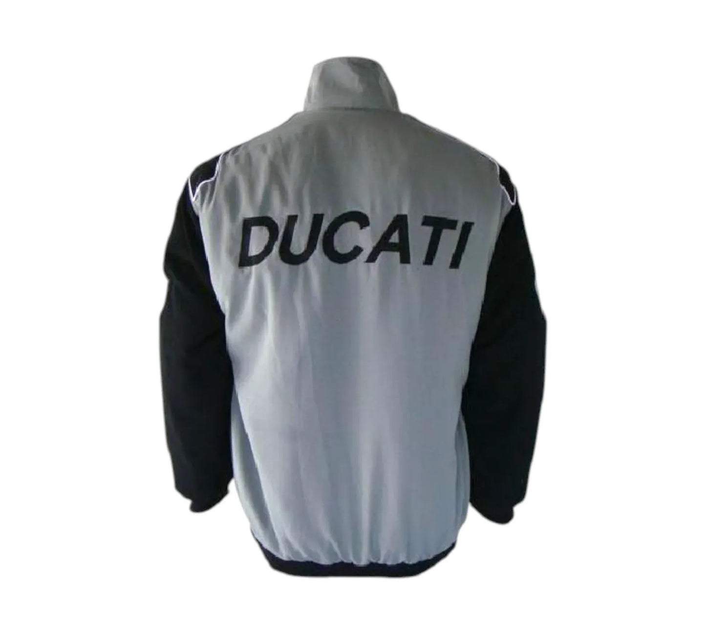 Ducati Corse Black & Light Gray Racing Jacket_1