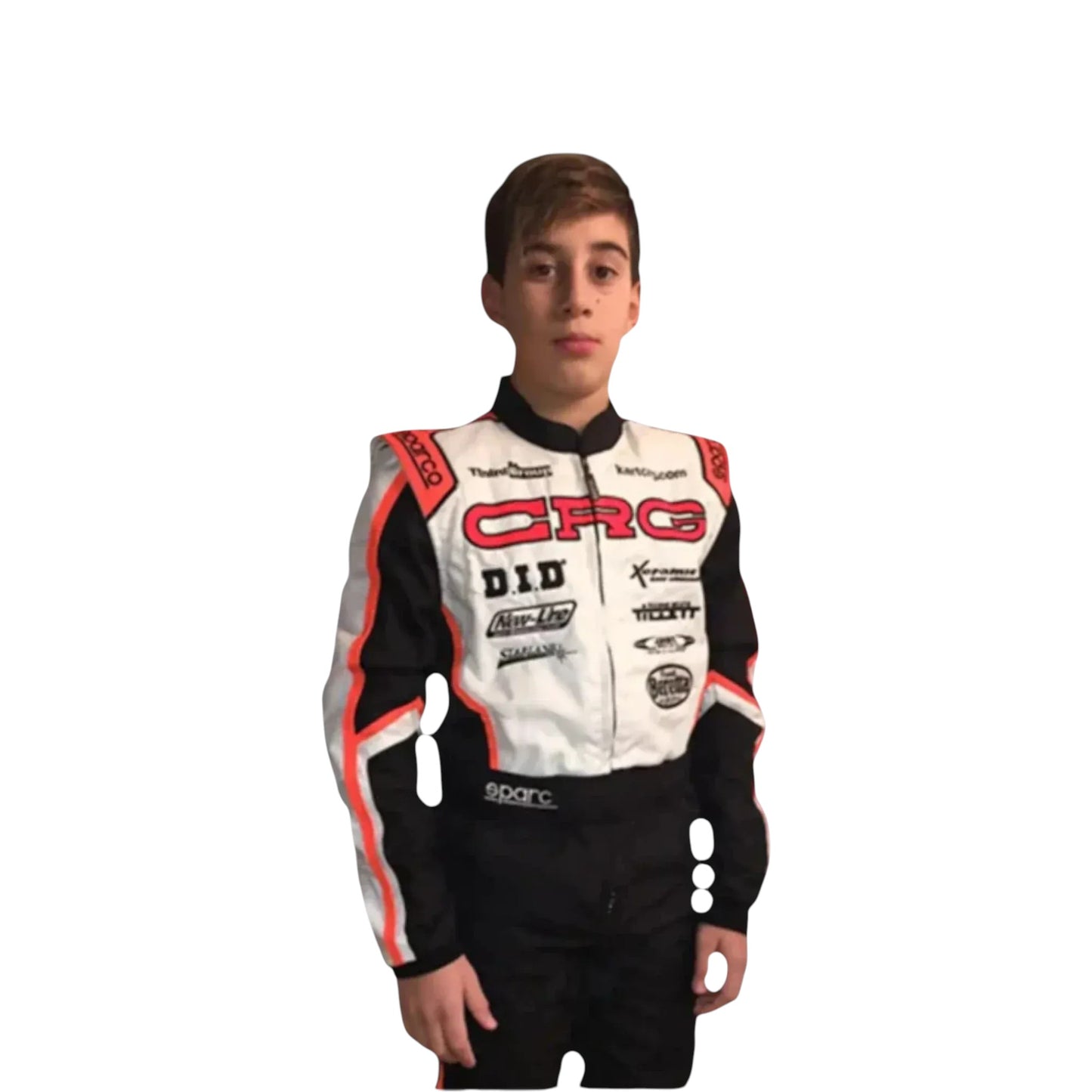 Durable CRG go-kart race suit material