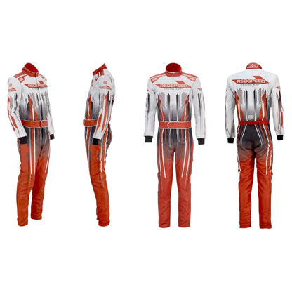 Durable Redspeed OMP go-kart race suit material