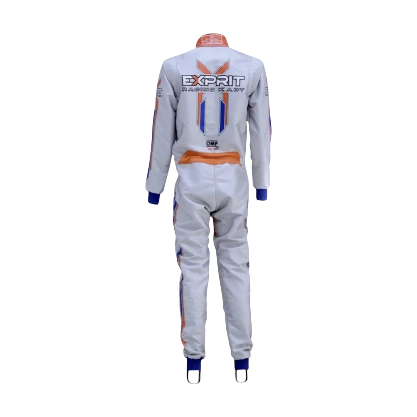 Exprit 2022 karting driver suit back design