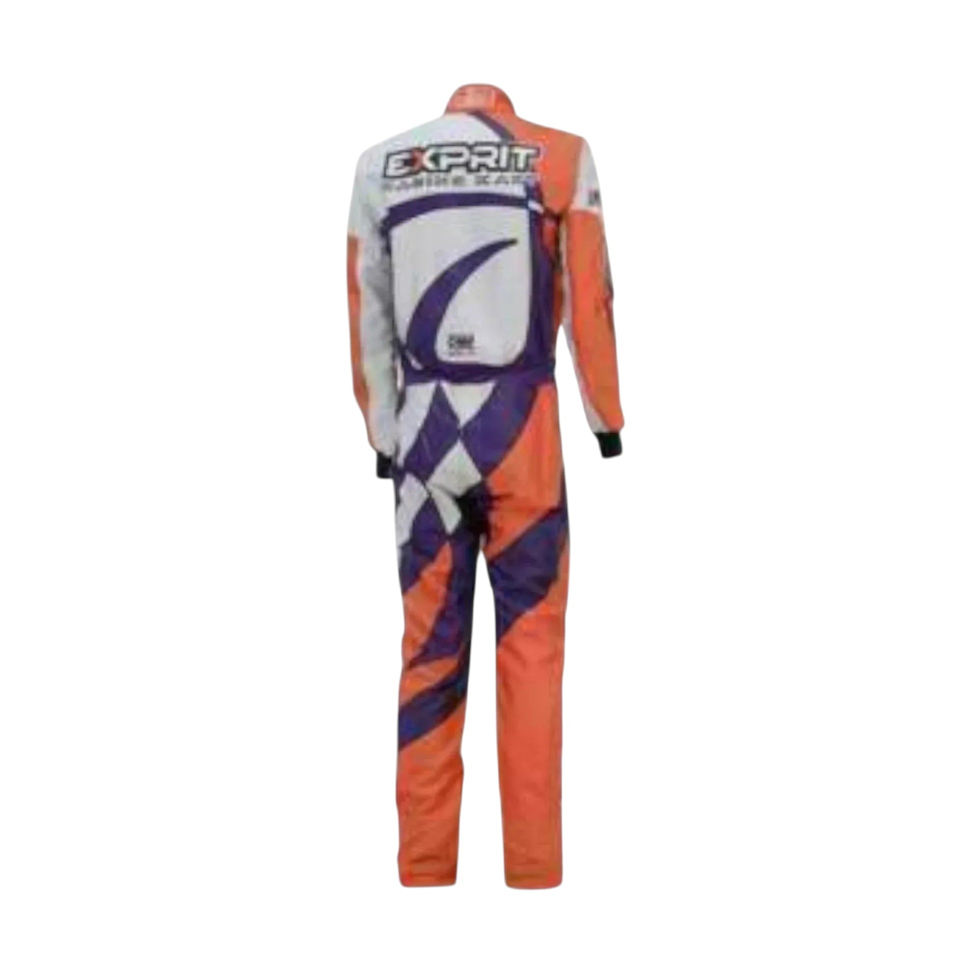 Exprit karting driver suit back design