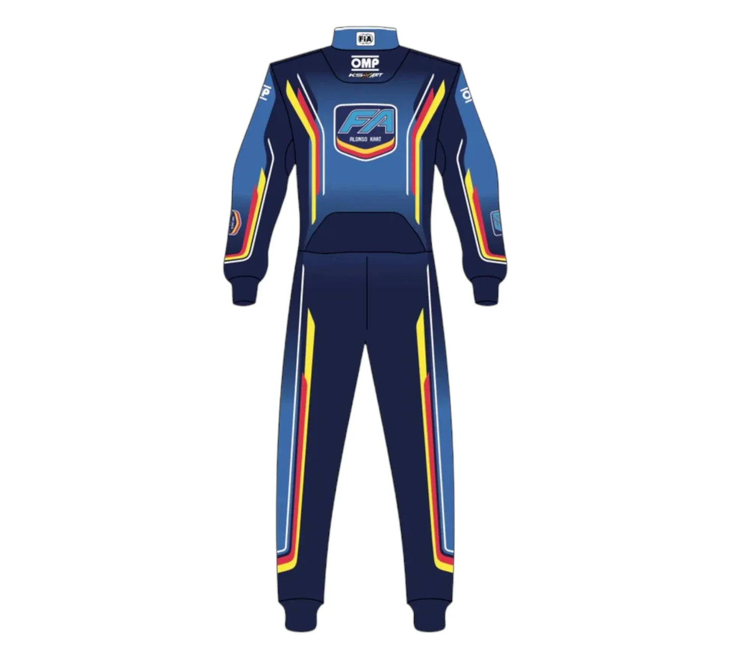 FA Karting Go Kart Racing Suit Sublimation Printed Kart Overall 3