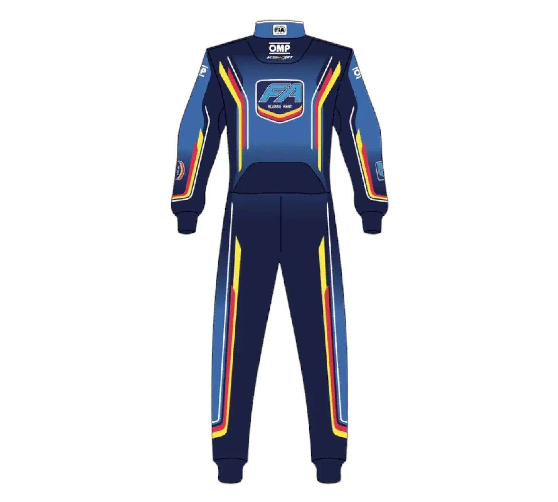 FA Karting Go Kart Racing Suit Sublimation Printed Kart Overall 3