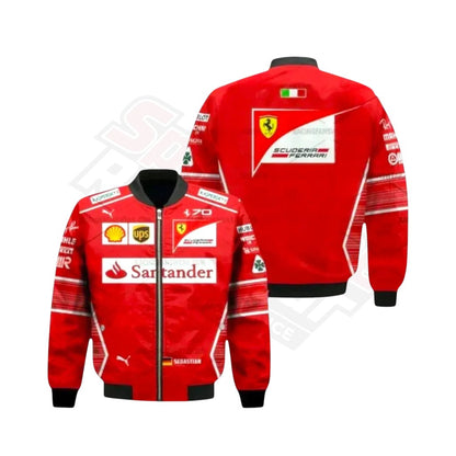 Ferrari 2017 Scuderia Racing Jacket Back View