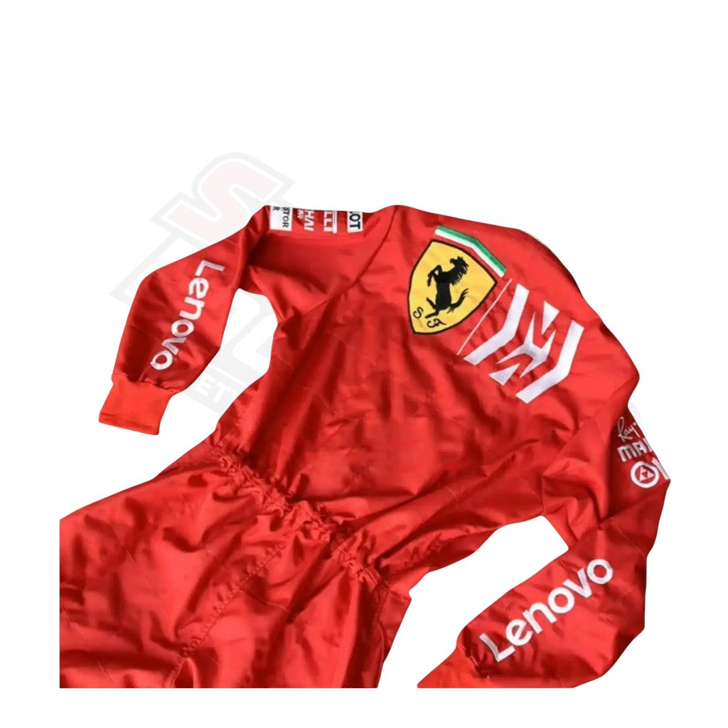 Ferrari F1 2019 Charles Leclerc race suit back view
