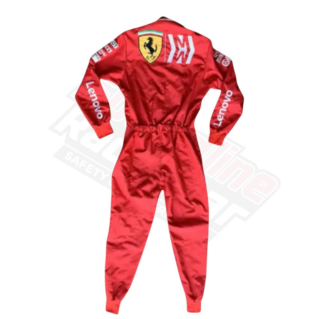 Ferrari F1 2019 Charles Leclerc race suit back view