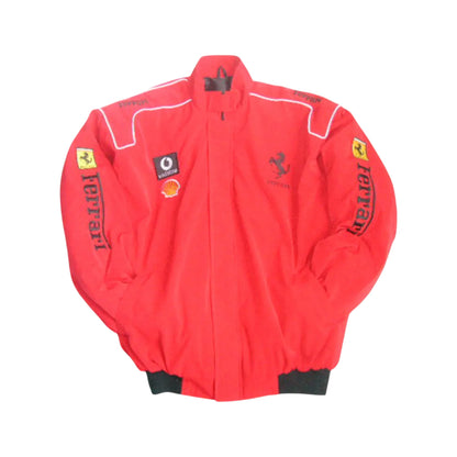 Ferrari F1 Red Vintage Racing Jacket Motorsport Style
