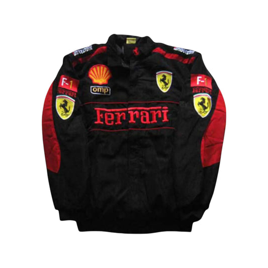 Ferrari F1 Team Vintage Racing Jacket Black Edition