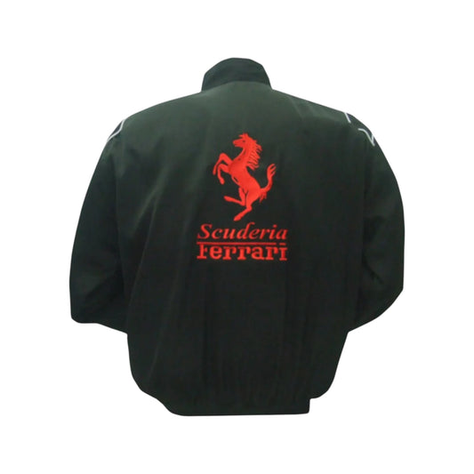 Ferrari F1 Vintage Racing Jacket Red Black Motorsport Streetwear