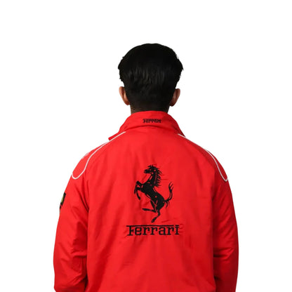 Ferrari F1 Vintage Racing Jackets Red Edition