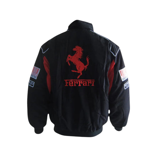 Ferrari Santander F1 Vintage Racing Jacket Black Edition