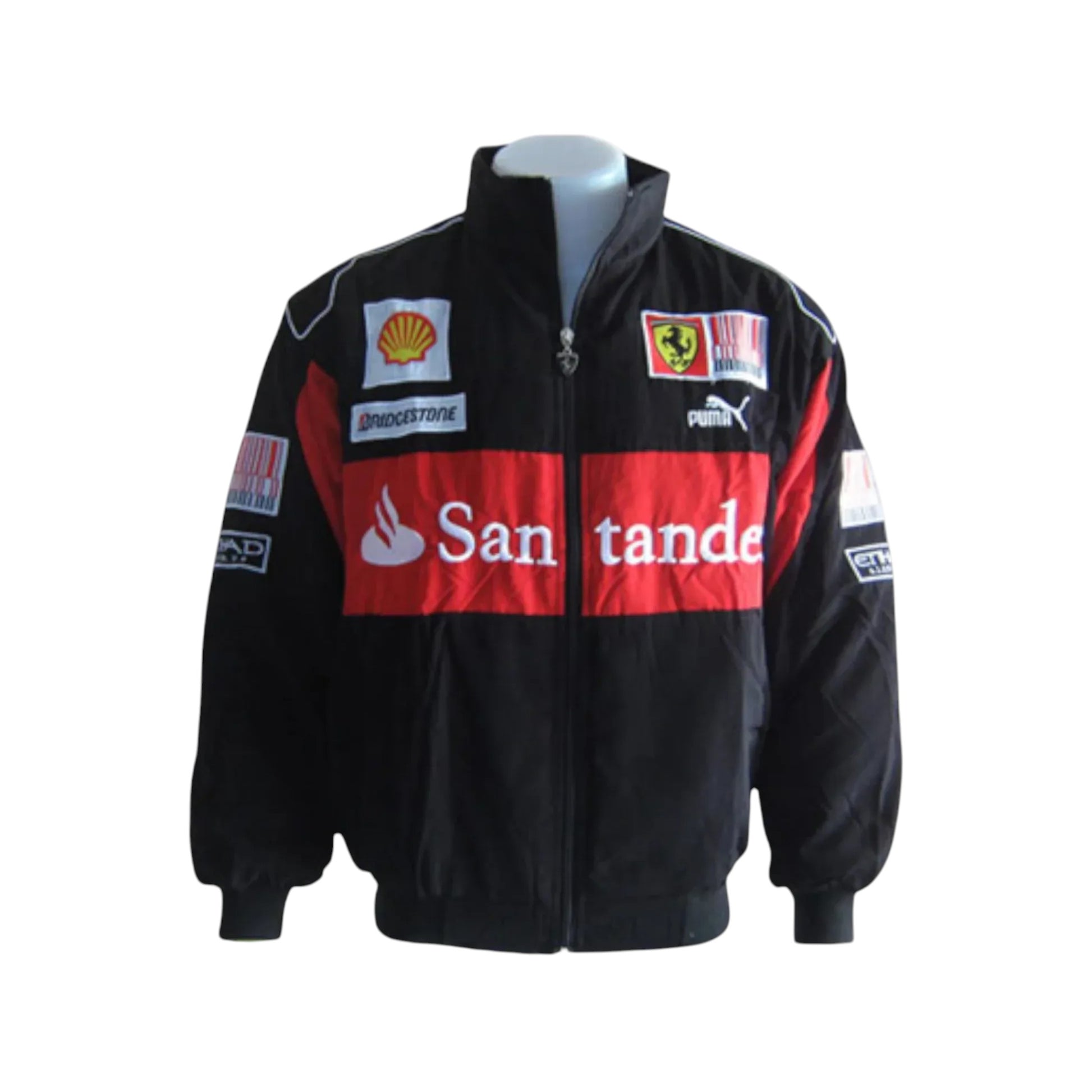 Ferrari Santander F1 Vintage Racing Jacket Black Edition