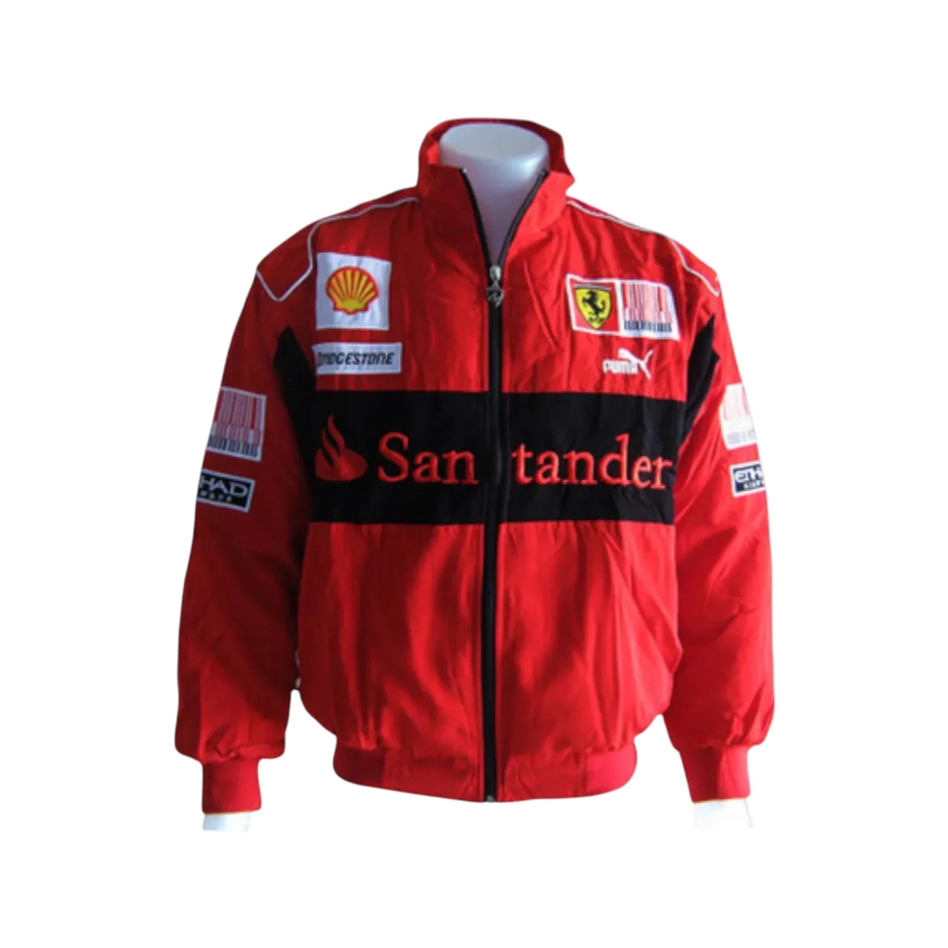 Ferrari Santander F1 Vintage Racing Jacket Red