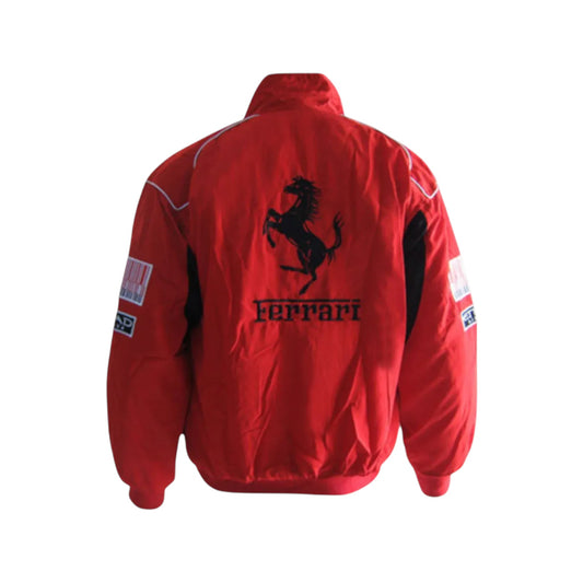 Ferrari Santander F1 Vintage Racing Jacket Red