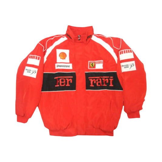 Ferrari Vodafone F1 Vintage Racing Jacket Red Black