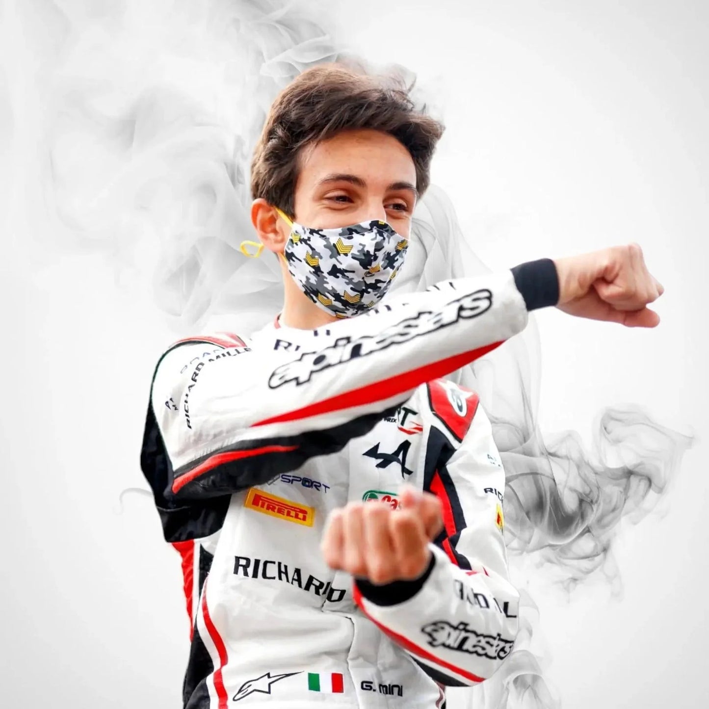Gabriele Minì 2022 Hitech Pulse-Eight Racing Suit 2