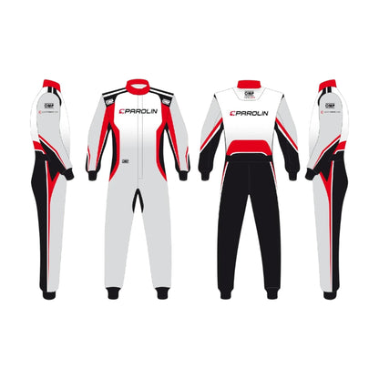 Go-Kart Race Suit Parolin MotorSports OMP New
