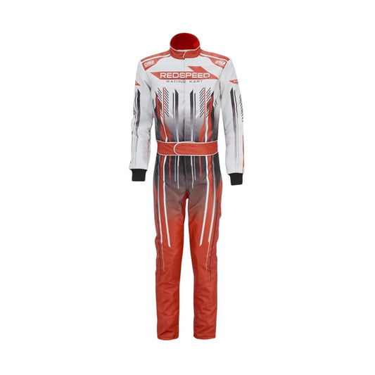 Go-kart race suit Redspeed OMP 2019 front view