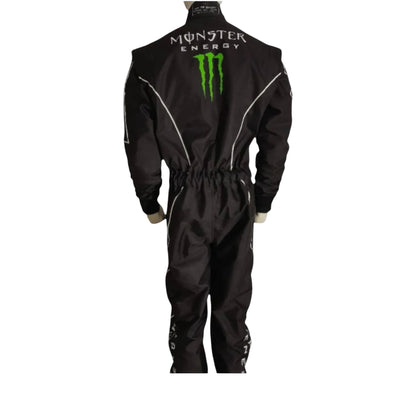 Go kart racing suit Monster Energy design