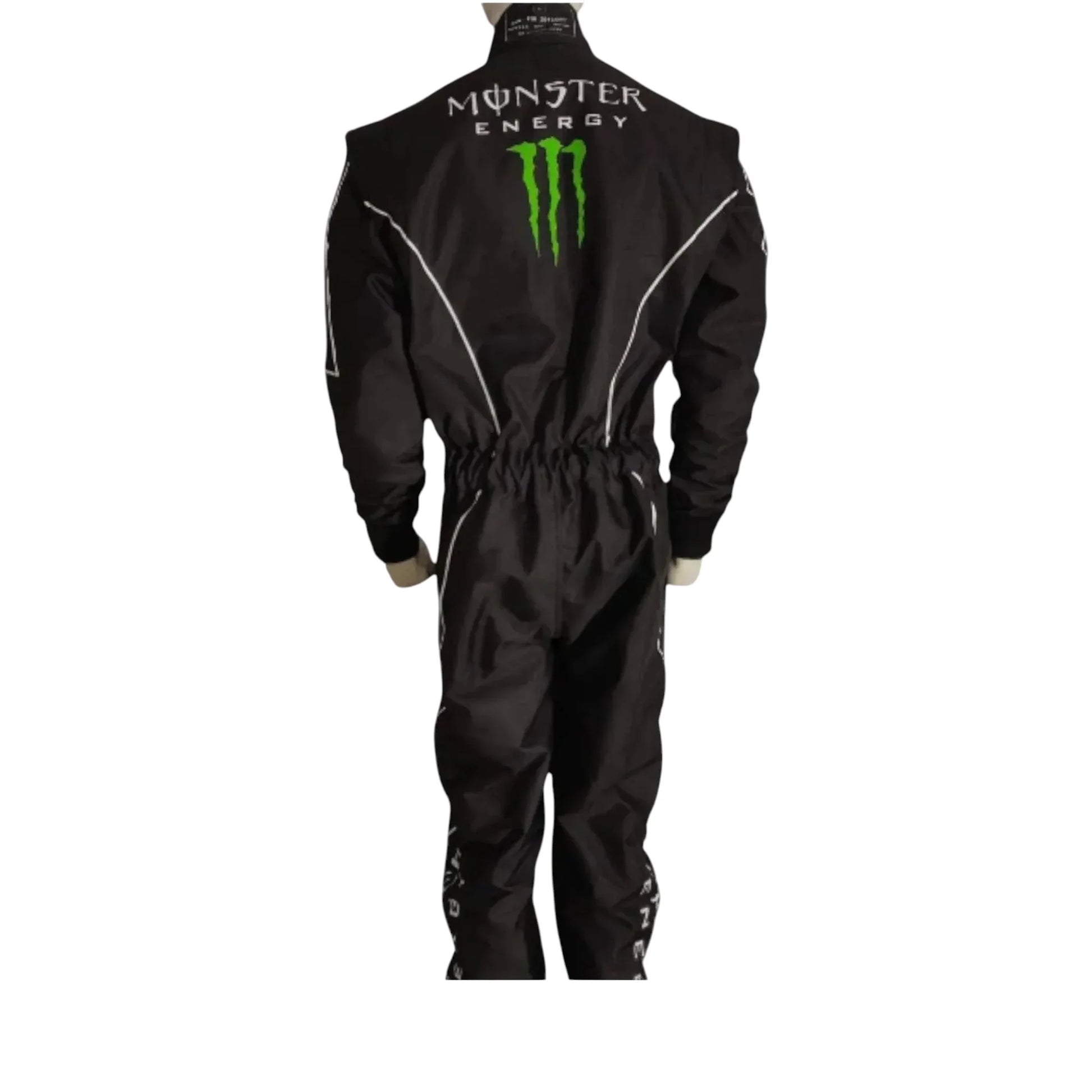Go kart racing suit Monster Energy design