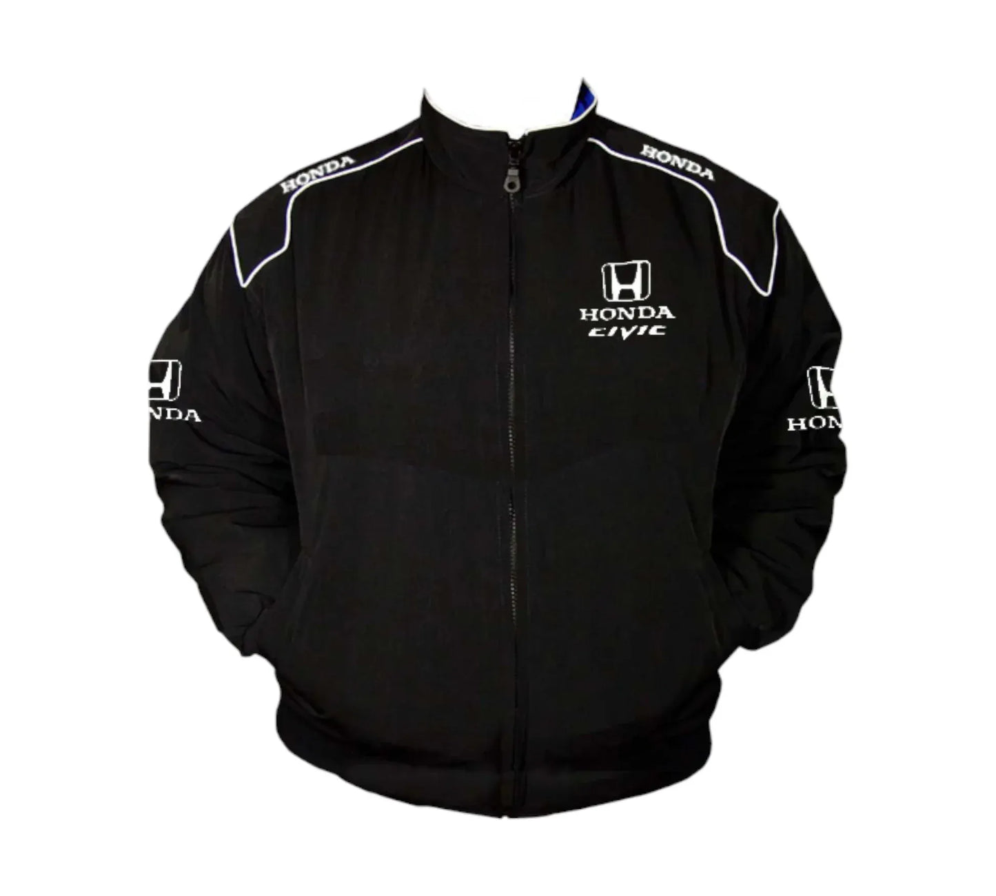Honda Civic Vintage Racing Jacket – Black Edition