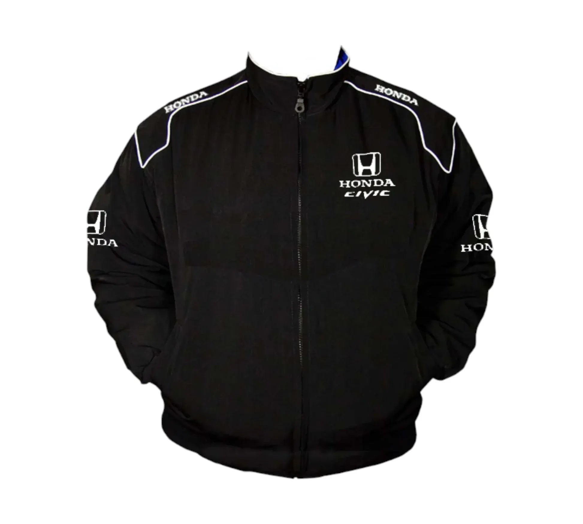 Honda Civic Vintage Racing Jacket – Black Edition