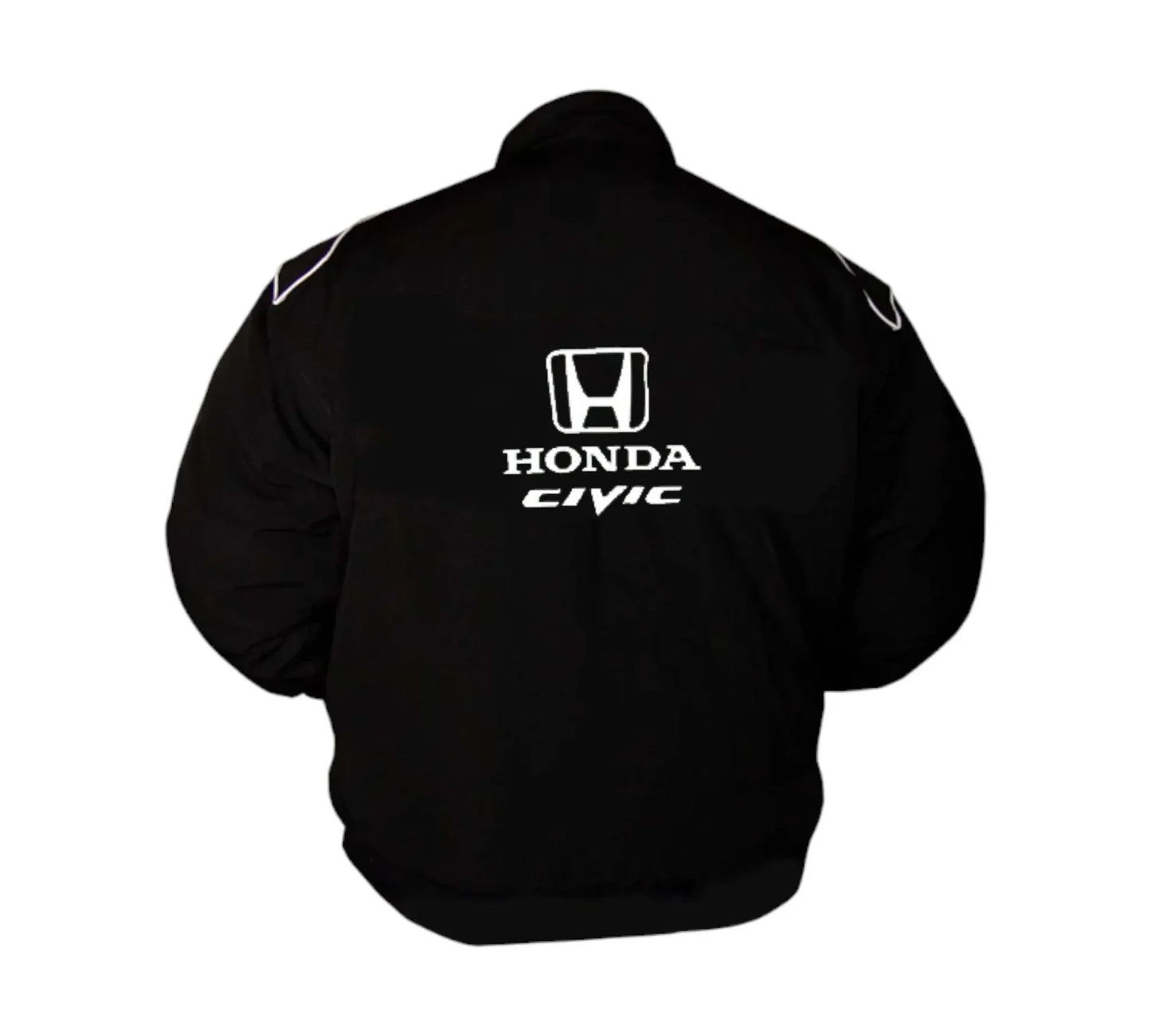 Honda Civic Vintage Racing Jacket – Black Edition 1
