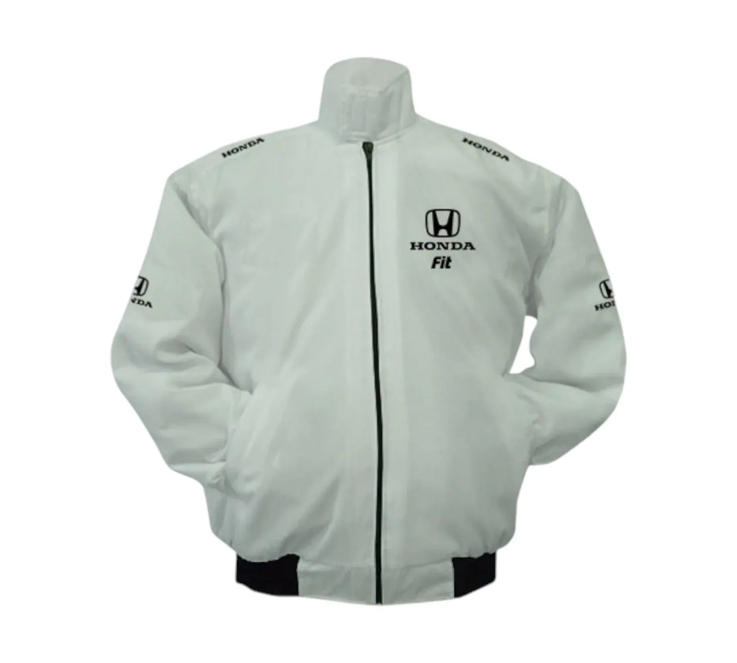 Honda Fit Vintage Racing Jacket – White Motorsport Edition