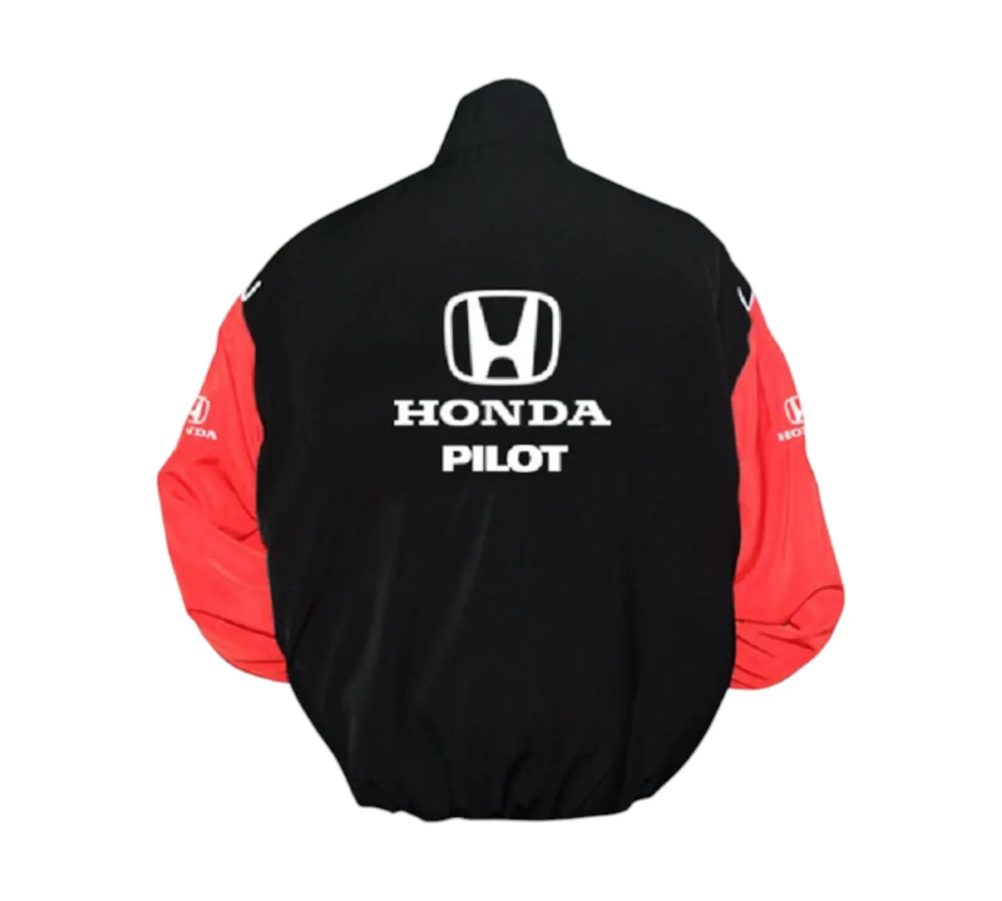 Honda Pilot Vintage Racing Jacket – Black & Red Motorsport Edition 1
