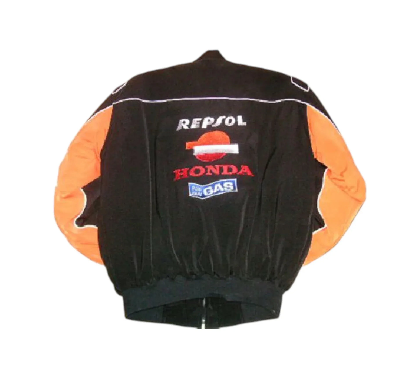Honda Repsol Snap-On Moto Racing Jacket – Black & Orange 1