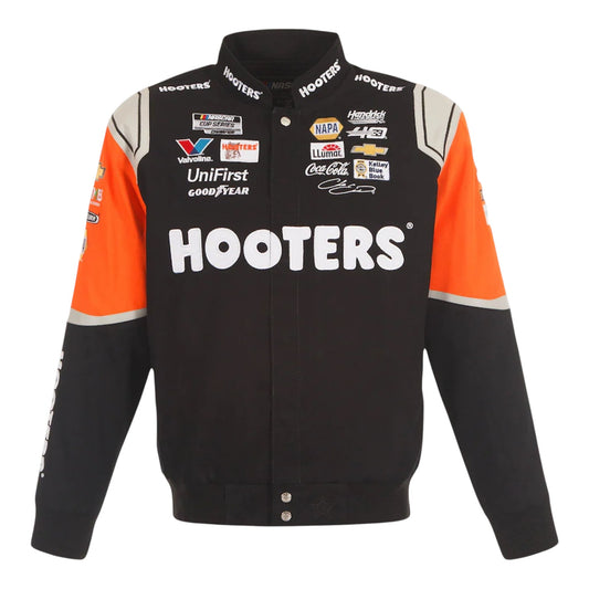 Hooters NASCAR Racing Jacket Front View