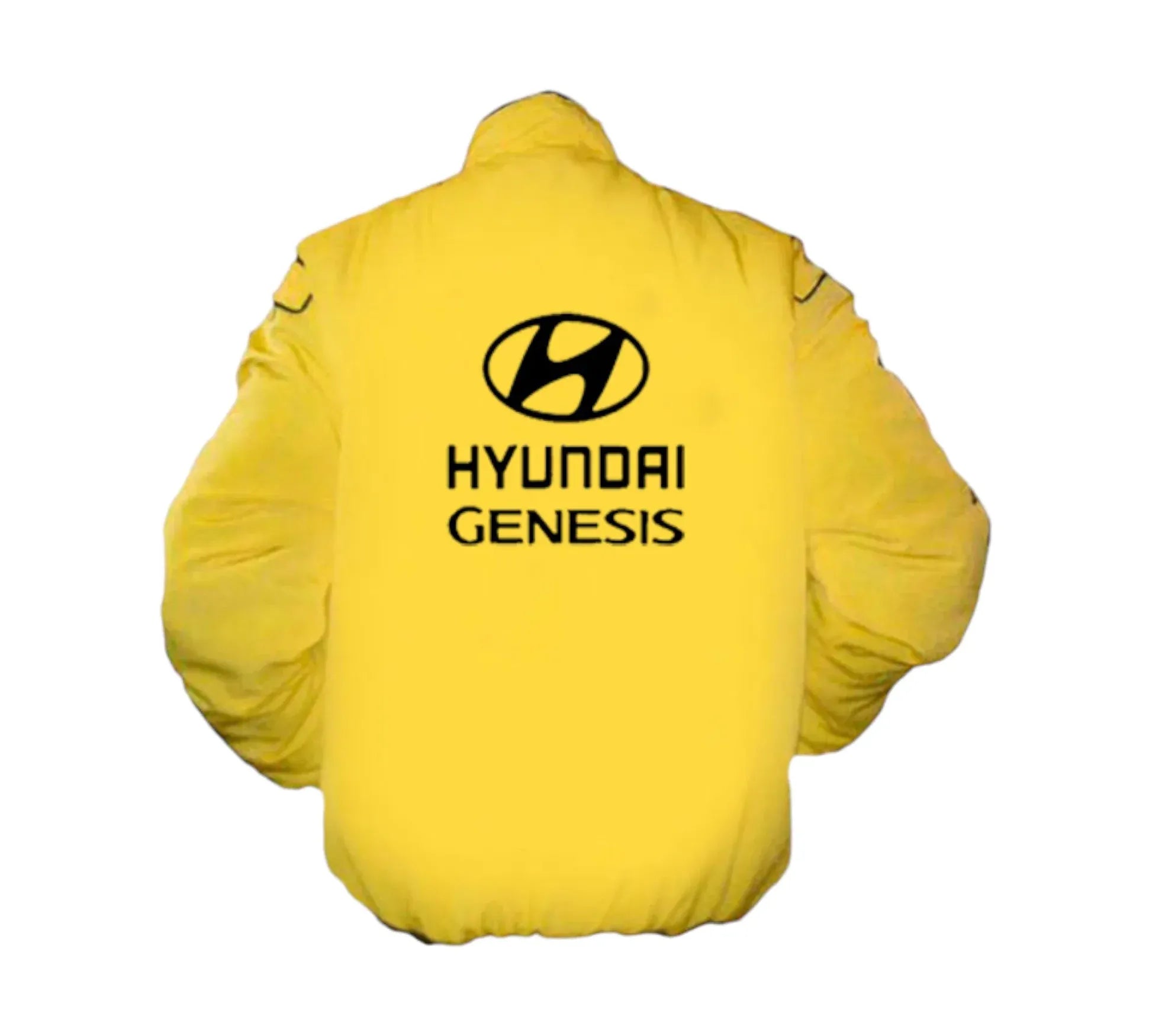 Hyundai Genesis Racing Jacket Yellow Vintage 1