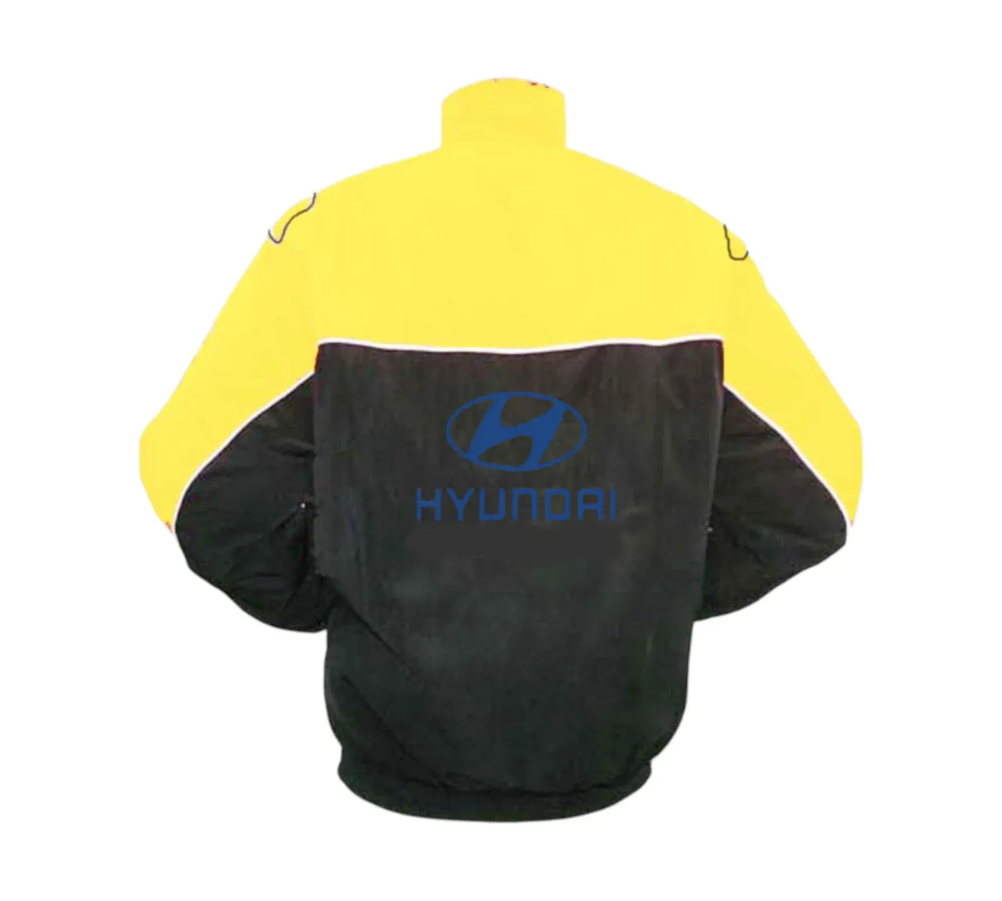 Hyundai Racing Jacket Yellow & Black Vintage 1