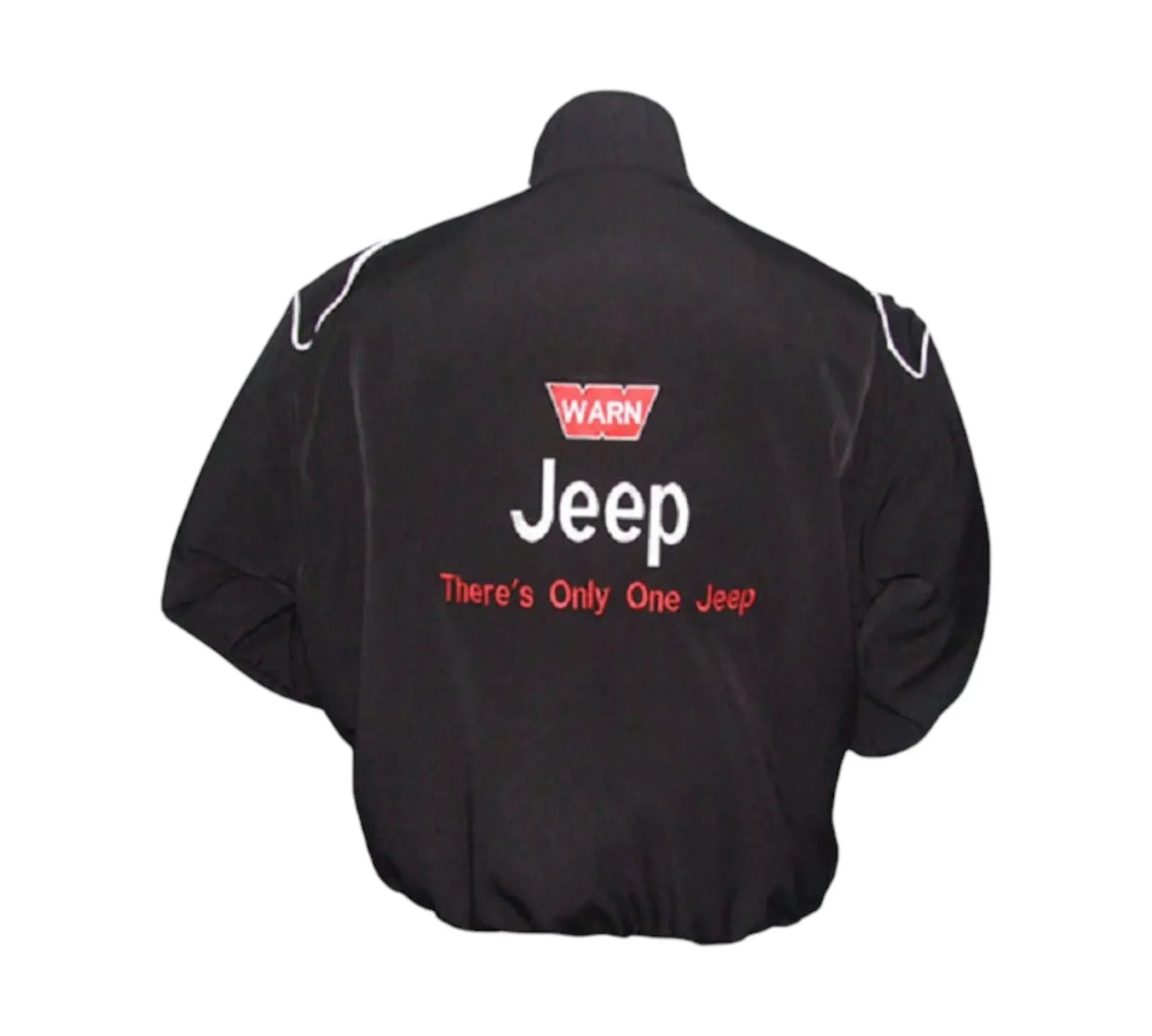 Jeep Racing Jacket Black Vintage 1