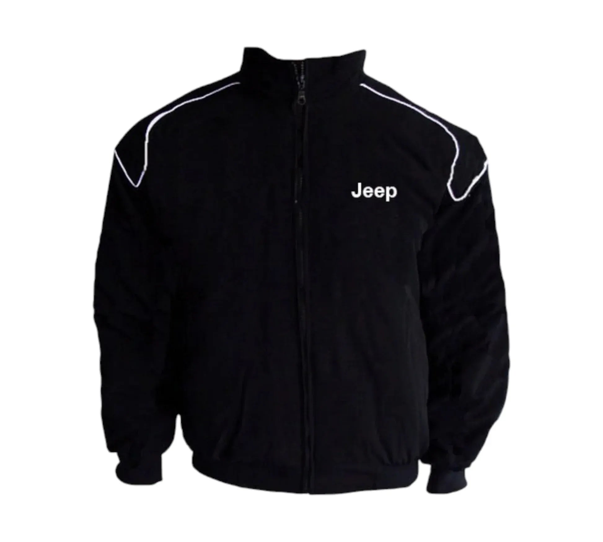 Jeep Racing Jacket Black with Piping