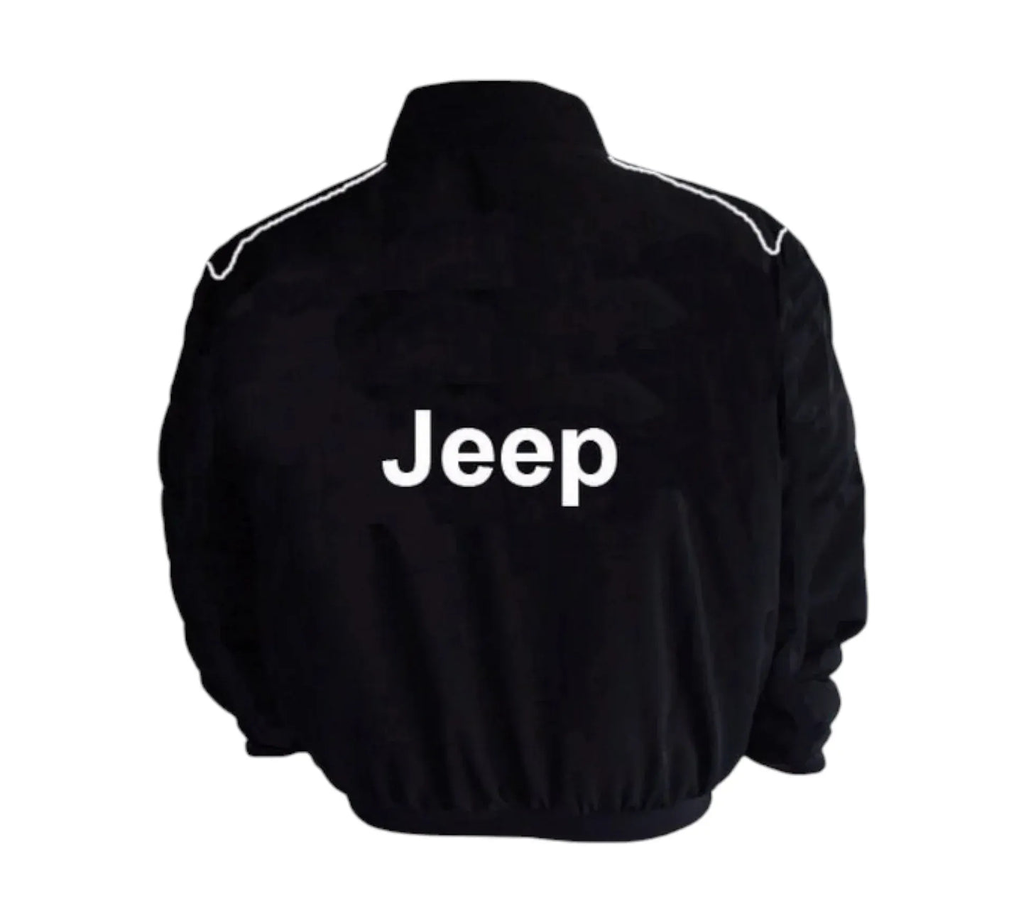 Jeep Racing Jacket Black with Piping 1