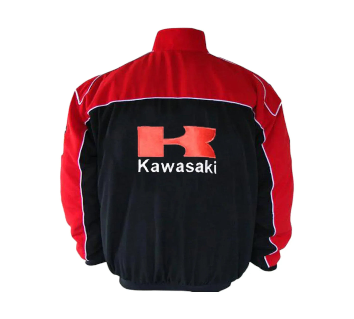 Kawasaki ZX6R Racing Jacket Red Black 1