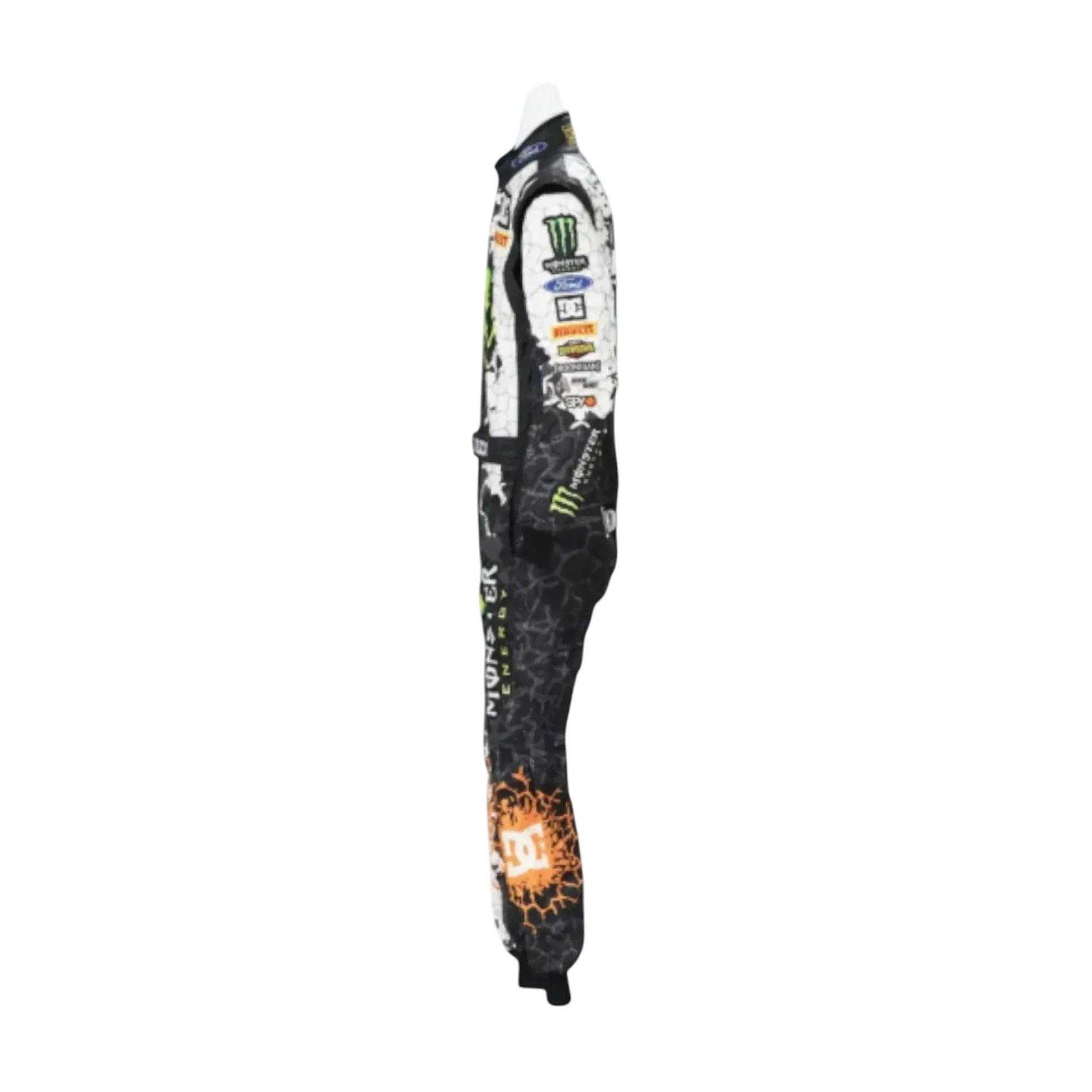 Ken Block 2012 Monster Energy go kart race suit front