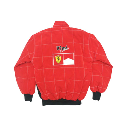 Kimi Raikkonen Ferrari F1 Vintage Racing Jacket Black