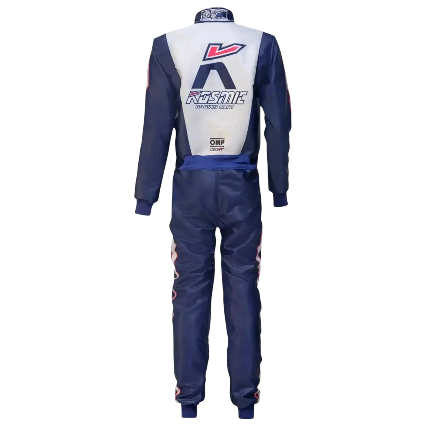Kosmic OMP 2022 go-kart racing suit back view