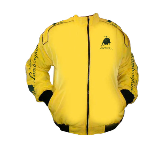 Lamborghini Automobili Racing Jacket Yellow