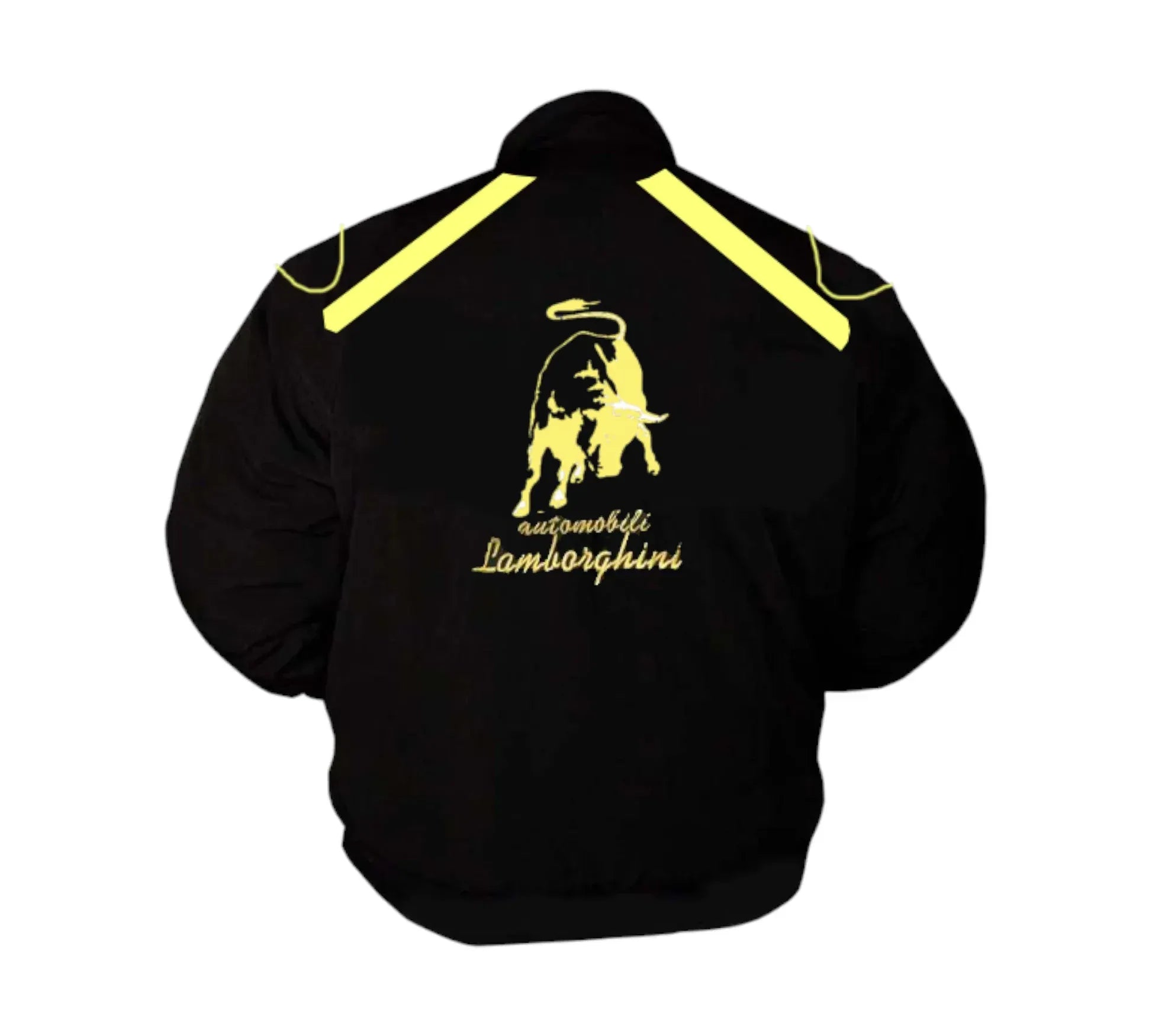 Lamborghini Racing Jacket Black Yellow 1