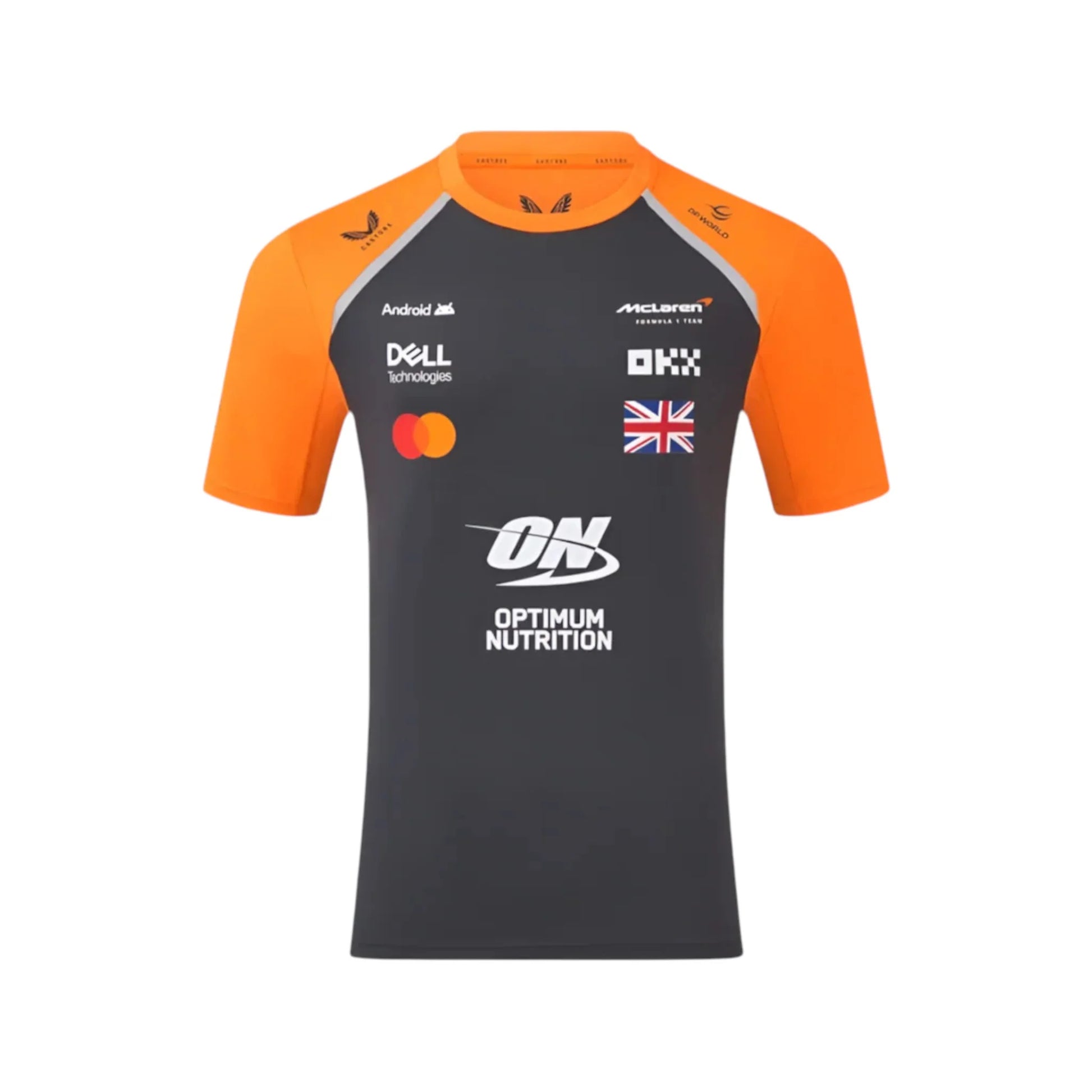 Lando Norris F1 2025 McLaren team t-shirt front view