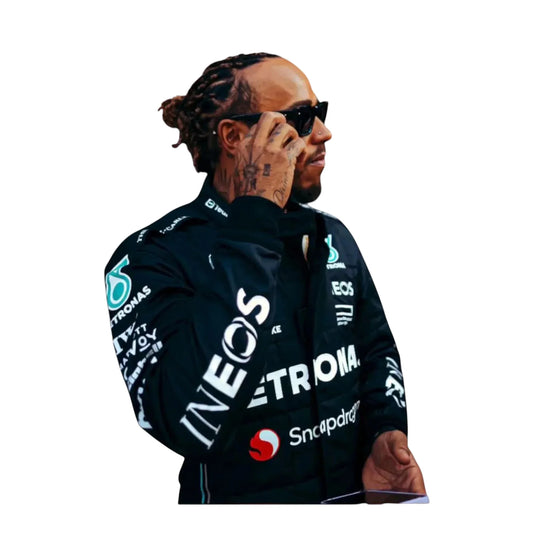 Lewis Hamilton Mercedes-AMG Petronas F1 race suit front view