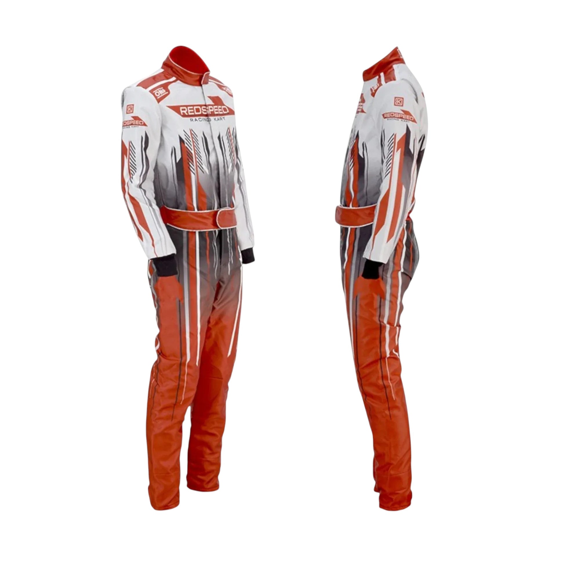 Lightweight Redspeed OMP go-kart racing suit