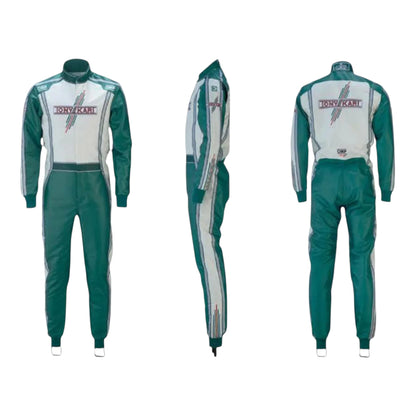 Lightweight kart racing overall driver suit