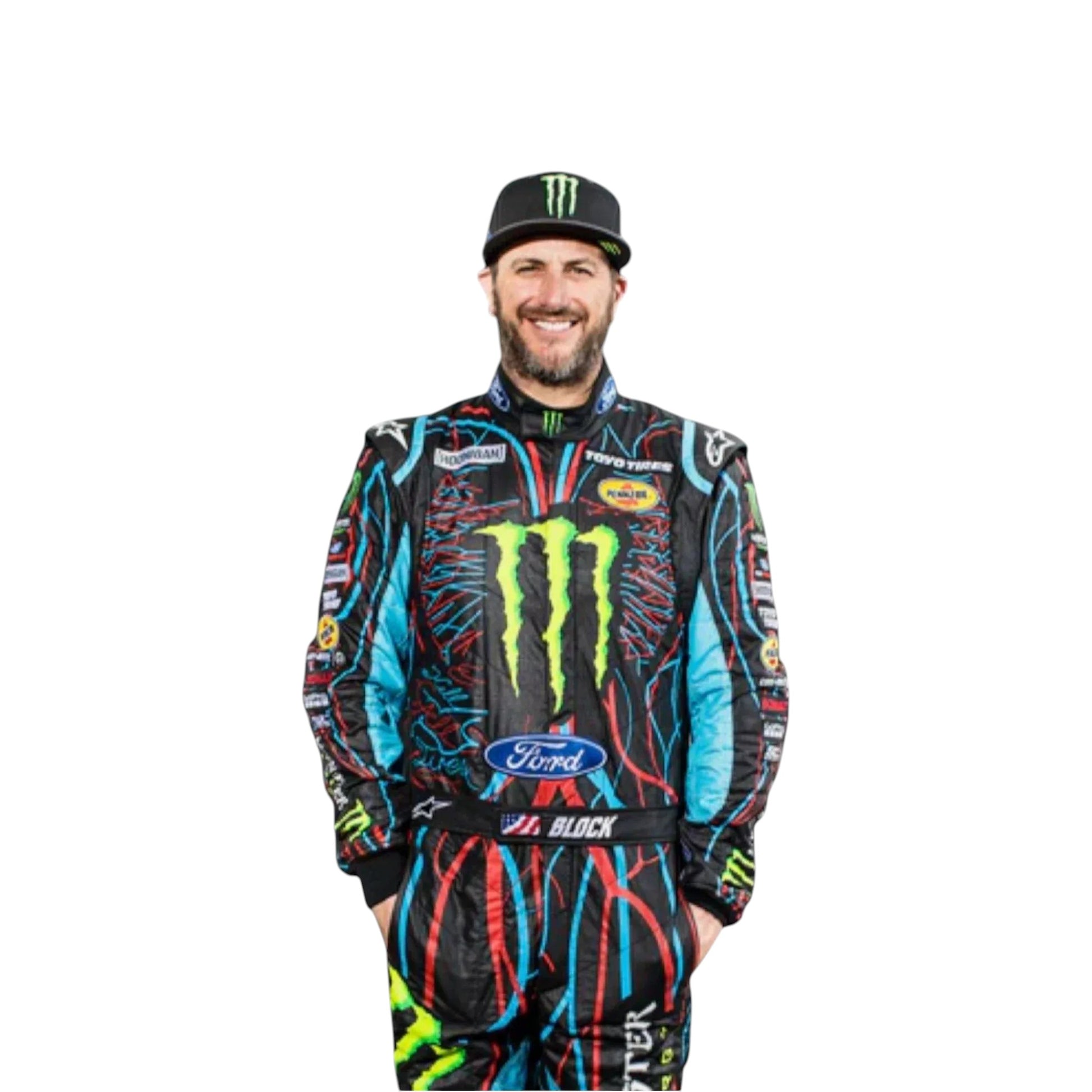 Lightweight karting suit inspired by Ken Block