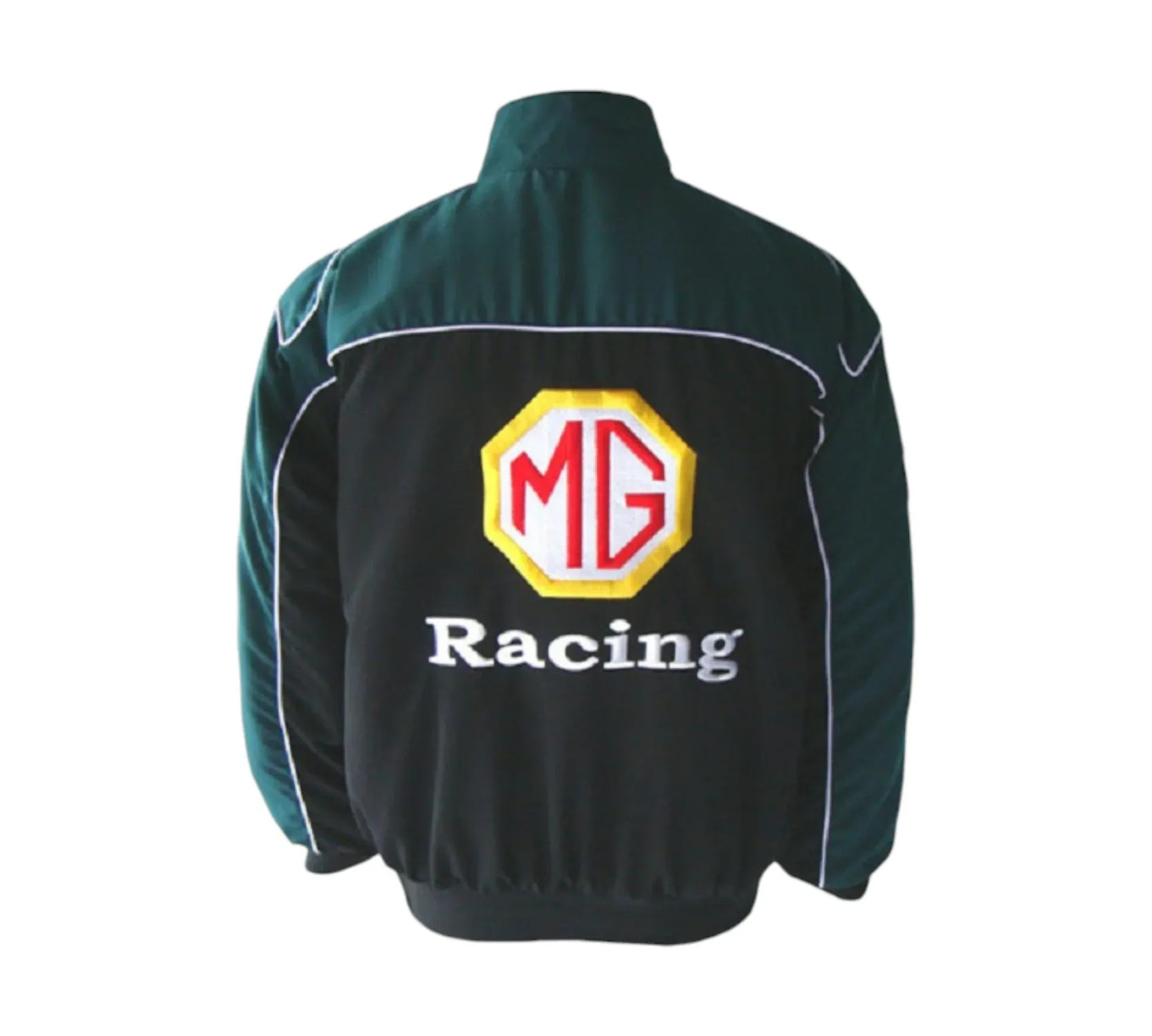 MG Vintage Racing Jacket Black Green Premium 2